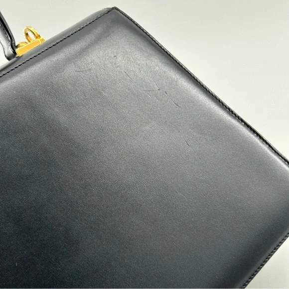 Salvatore Ferragamo Gancini Leather Top Handle Bag - Picture 9 of 17